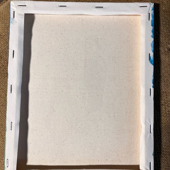 Original acrylic painting of girls and poppies 8x10 - Picture 8 of 8